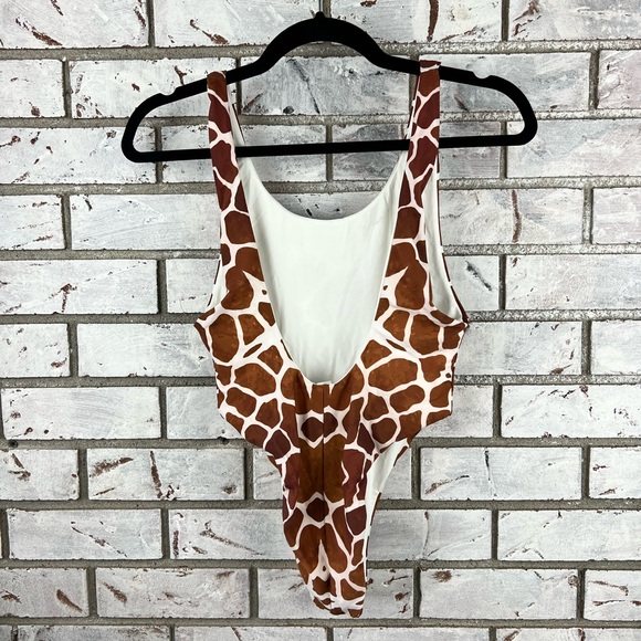 Free People | Reina Olga Giraffe Print Swimsuit - Picture 4 of 9